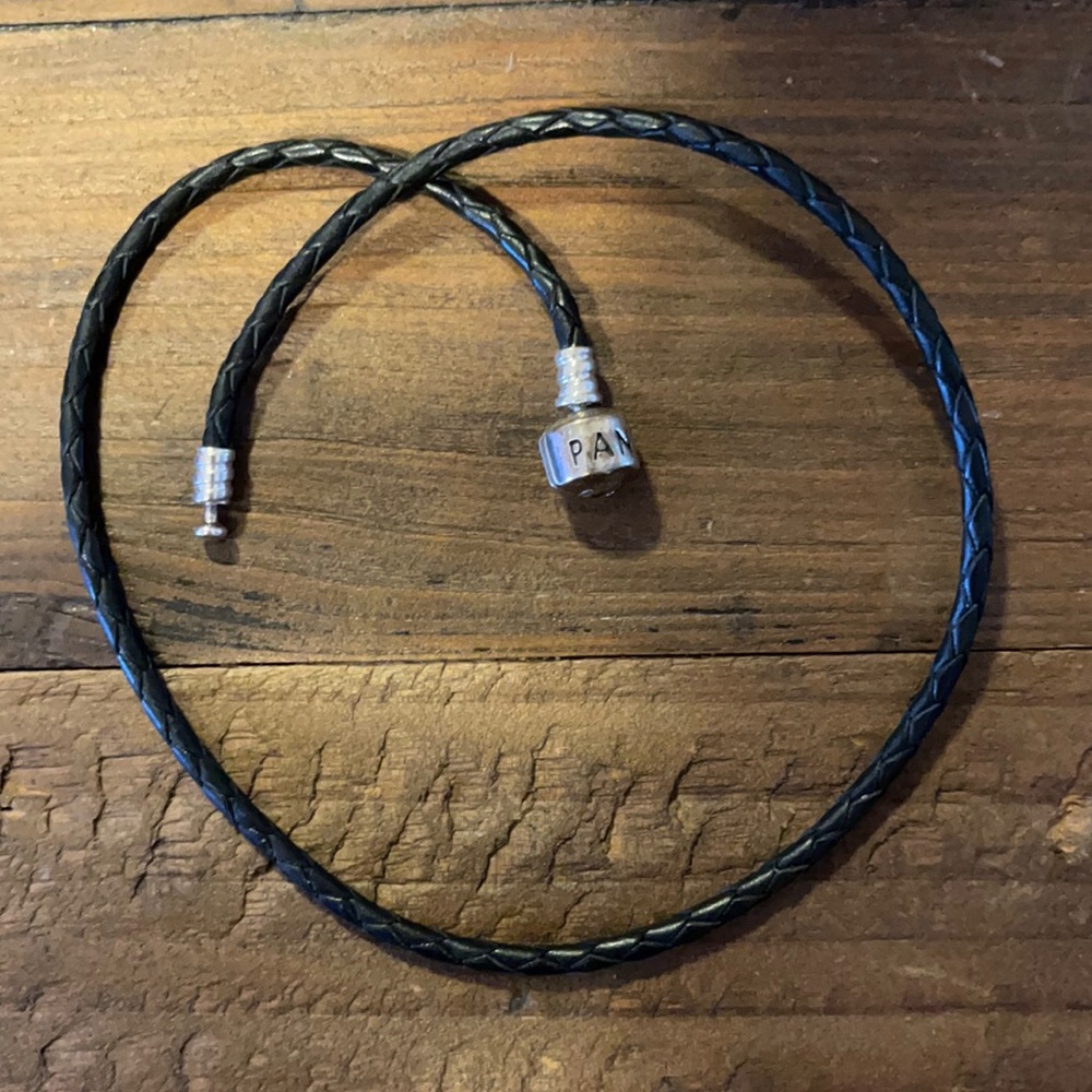 Pandora double wrap leather bracelet